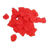 500 Pétalas De Rosas Artifíciais Vermelhas Tecido Acetinado