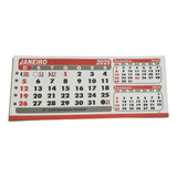 500 Refil Grande 15,5x6,5 Pvc Bloco Calendário De Mesa 
