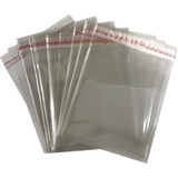 500 Saco Adesivado Plastico Transparente 7x7
