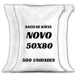 500 Sacos De Ráfia Novo Branco