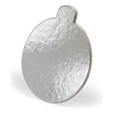 500 Base Laminada P Doces 8cm Suporte Porta Doces Tortinhas Cor Prateado