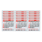 500 Blocos Mini Calendário 2022 5x5 Cm Para Imã De Geladeira