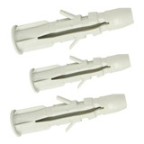500 Bucha 8mm Tijolo Bloco Parede Oca C Aba Sem Parafuso