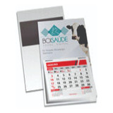 500 Calendários Postal Com Bloco E Imã Para Geladeira 8x14