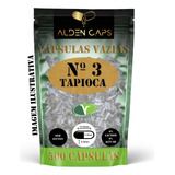 500 Cápsulas Vazias Tapioca Sublingual No 3 150mg 