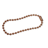 500 Corrente De Bolinha 2 5mm Com Canoa 12cm Tag Chaveiro