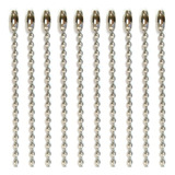 500 Corrente De Bolinha Ferro Com Canoa 10cm X 2 5mm Para Tag Chaveiro Confecção Calçados