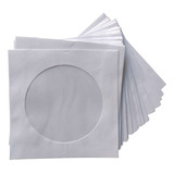 500 Envelopes De Papel Branco Com Janela Em Acetato Para Cd