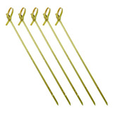500 Espetos De Bambu Knotted Stick