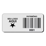 500 Etiquetas Patrimônio Patrimonial Inventario Bens