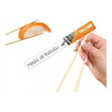 500 Palito Japonês Hashi De Bambu Sushi Sashimi 21cm 5pcts
