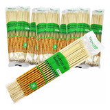 500 Palitos De Bambu Vareta Para Espeto De Churrasco