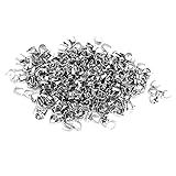 500 Peças Fivela Pingente Conexão Fivela Acessórios Anel Ornamento Conectores Sementes De Melão Boca Errada Kit Diy Aço Inoxidável Liga De Jóias Fechos