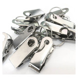 500 Presilhas Clip Jacaré Com Argola 13 Mm