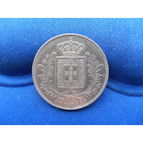 500 Reis 1875 Portugal Prata Soberba