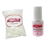 500 Tips Natural Sorriso Cola Para Unhas Tips Honey Girl