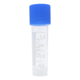 500 Tubo Criogênico Criotubo 2ml Tampa Rosca 12x45mm