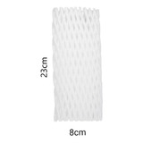 500 Un Rede Espuma Polietileno G 23x8cm Proteção De Frutas