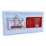500 Unha Postiça Soft Gel Quadrada Bailarina Almond D z Top Cor Transparente Bailarina Longa Mbs 808