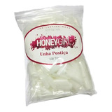 500 Unhas Tips Acrigel Porcelana Honey