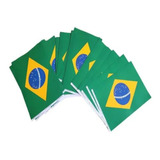 500 Unid Bandeira Do Brasil Mão Copa Do Mundo Bandeirinha