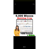 5000 Blocos 4000 Texturas Sketchup Pro22 Vray5 2