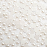 500un Meia Pérola Branca 6mm Bijuteria Sem Furo Artesanato