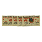 5019 Alemanha Set 05 Notgelds 1921 Aunc