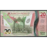 5021 Mexico 20 Pesos 2021 Polimero