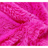 50cm Tecido Manta Pelúcia Babysoft Rosa Pink Pelo 12mm Médio