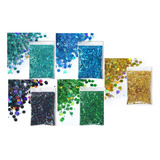 50g Glitter Flocado Holográfico Decoração De Unha Resina