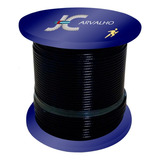 50m Cabo De Aço 1/8 4,8mm Alma Aço 6x19 Revestido Em Nylon