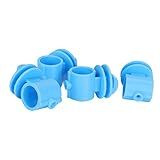50pcs Isoladores De Cerca Pulso Eletrônico Haste De Rolamento De Carga Abs Barras De Suporte Elétrico Azul Abs Plástico Electrico Isolador De Cerca Elétrica Para Cercas Parafuso
