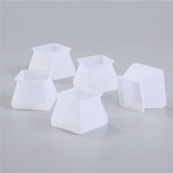 50pcs Mesa De Plástico E Cadeira Pé Proteção Pad