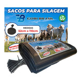 50un Saco Para Silagem 52x110 200micras + 50 Abraçadeiras