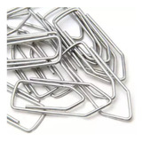 50un Clips 3 0 Prendedor Organizador Papel Galvanizado Cinza