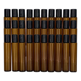 50un Frasco Roll On Vidro Ambar 10ml Aromaterapia Atacado