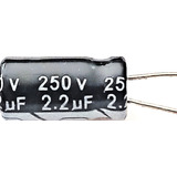 50x Capacitor Eletrolítico 2,2uf X 250v 105° 50 Peças