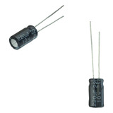 50x Capacitor Eletrolítico 220uf X 10v 105º Kit C/ 50 Peças - Chip Sce