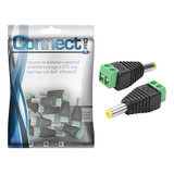 50x Conector Plug 2.1 Macho Com
