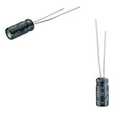 50x Capacitor Eletrolítico 100uf X 16v 105 Kit C 50 Peças Chipsce
