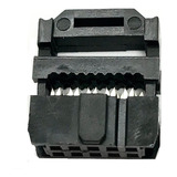 50x Conector Idc Latch Femea 10 Vias P Flat Fc10
