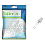 50x Led Alto Brilho 5mm Projetos Em Geral Branco