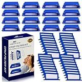 52 Peças De Filtros CPAP Compatíveis Com A Máquina Philips Dreamstation CPAP O Kit De Filtro Dreamstation De Substituição Inclui 16 Filtros De Pólen E 36 Filtros Ultrafinos Descartáveis Suprimentos CPAP