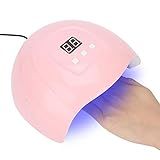 54W LED UV Gel Nail Lamp USB Intelligent Nail Polish Dryer Manicure Tool Rosa 