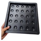55 Forma Piso Tátil Alerta Bola 25x25x2 Cm Molde Plástico