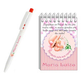 55 Bloquinhos Com Caneta Personalizado Lembrancinha