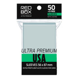 55 Sleeves Padrão Usa Ultra Premium 56 X 87 Uno Red Box