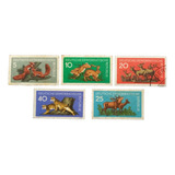 5899 Alemanha Ddr - Fauna Série Completa Selos Yvert 453/7