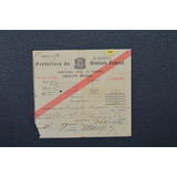 5938 Antigo Imposto Predial Rio De Janeiro 1927